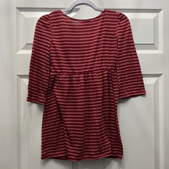 Mimi maternity size medium red striped shirt - Picture 4 of 4